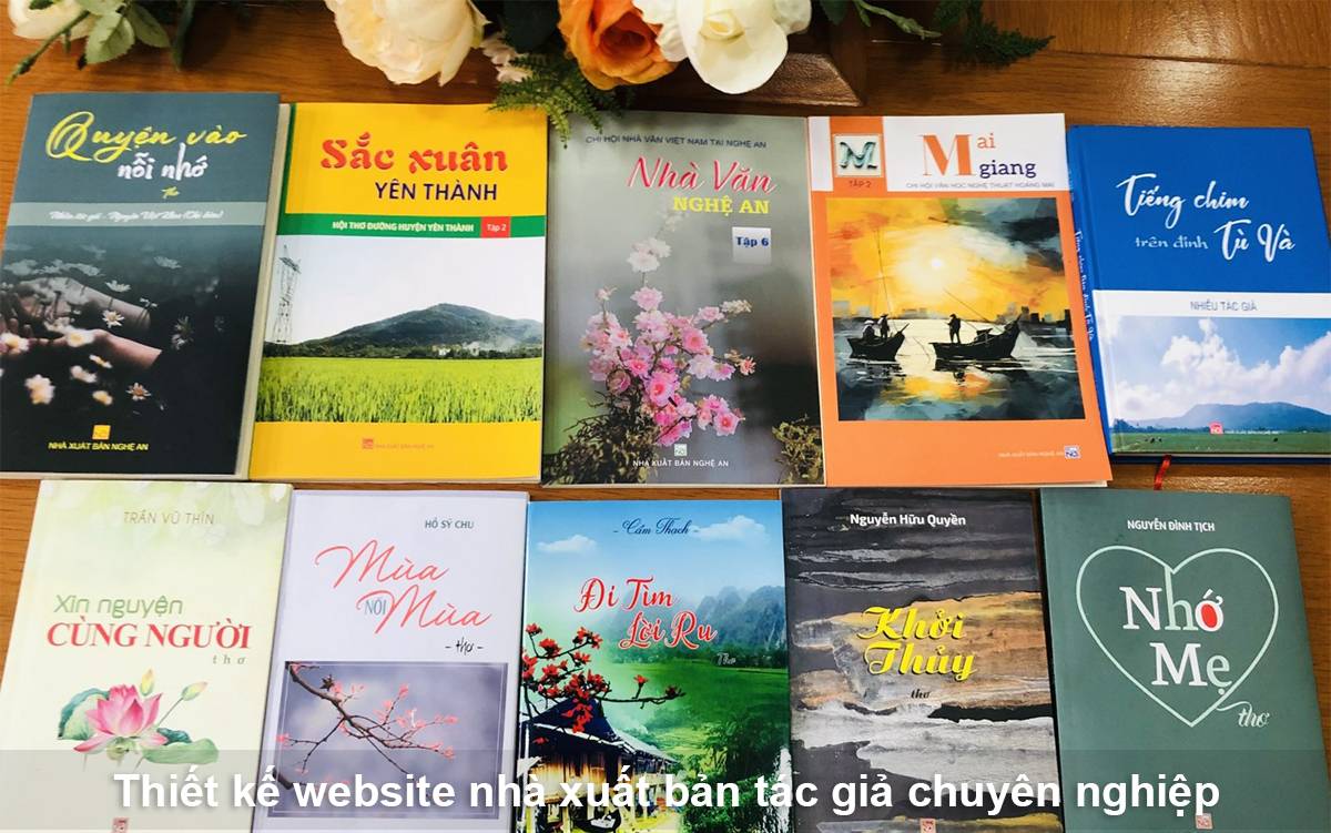 Thiết kế website nhà xuất bản tác giả uy tín chuyên nghiệp trên thị trường ✅
